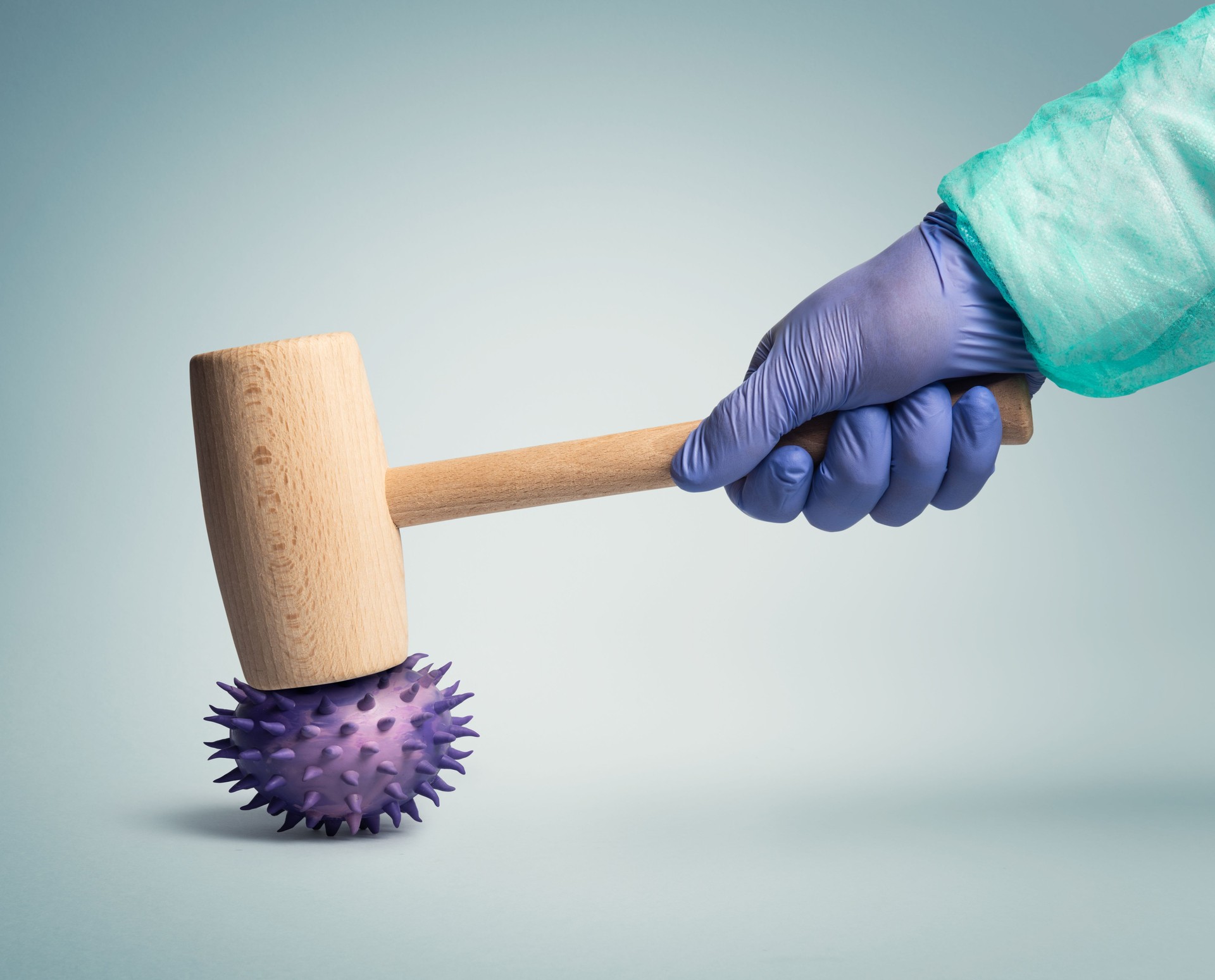 Fight against coronavirus  flu virus